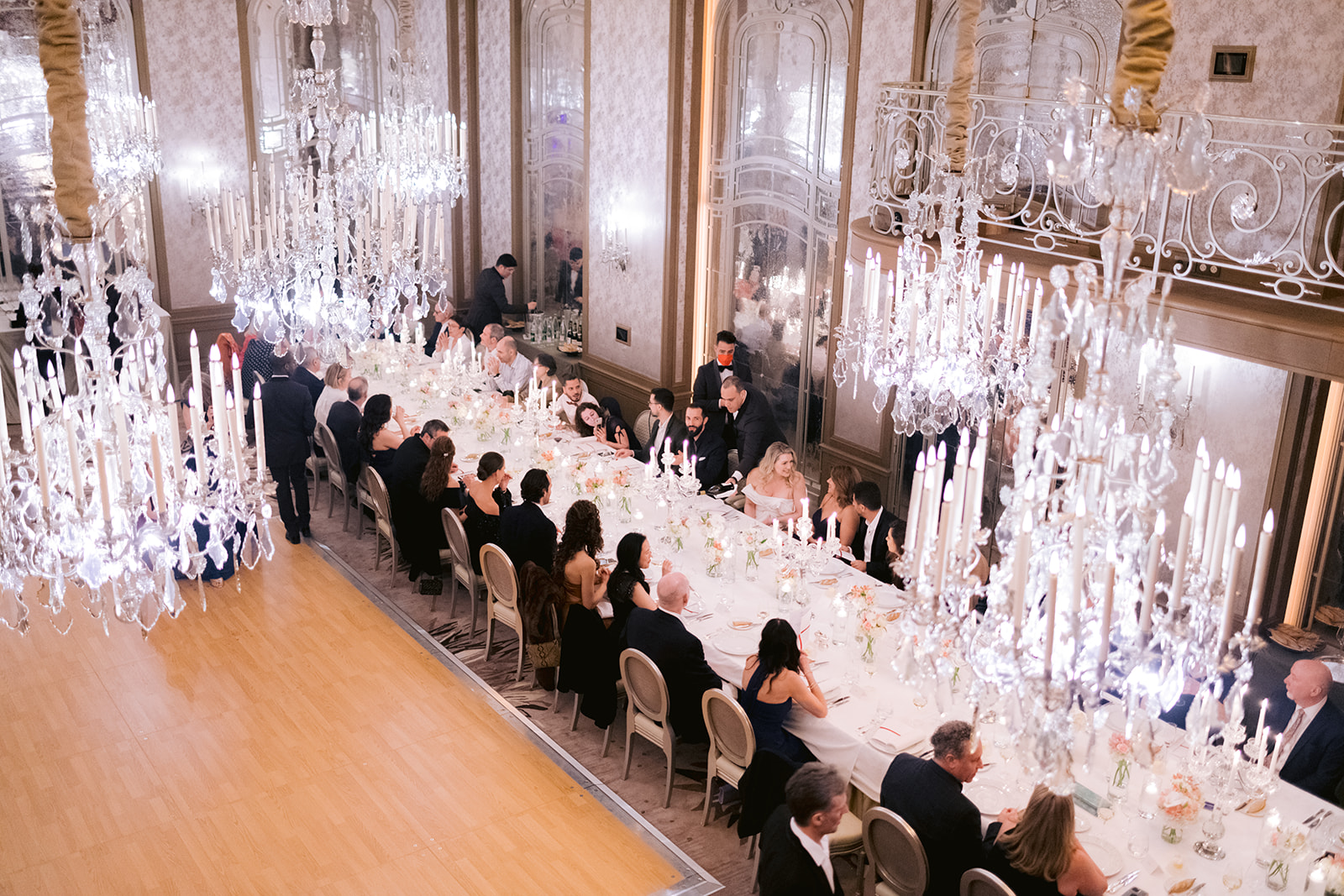Réception de mariage au Plaza Athénée à Paris